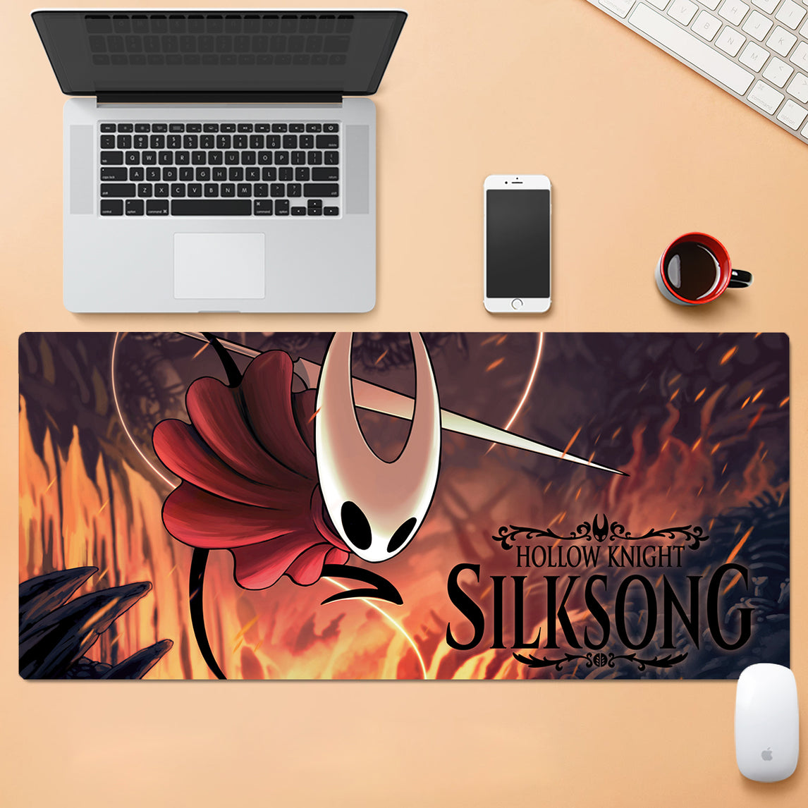 Hollow Knight Silk Song Large Mouse Pad Extended Mouse Pad For Game Of Prosgifts - codes for roblox song silks