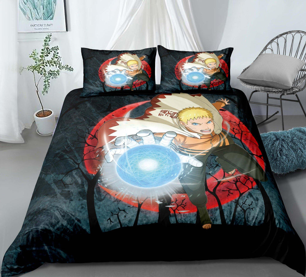 Cartoon Naruto Bedding Set Bedroom Set Bed Sheet Quilt Cover Pillow Ca Prosgifts - roblox bedroom set