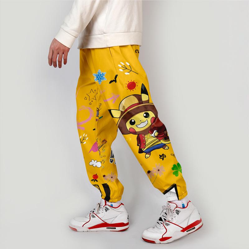 Pokemon Pikachu Training Pants Men S Caual Pants Prosgifts - pikachu roblox pants