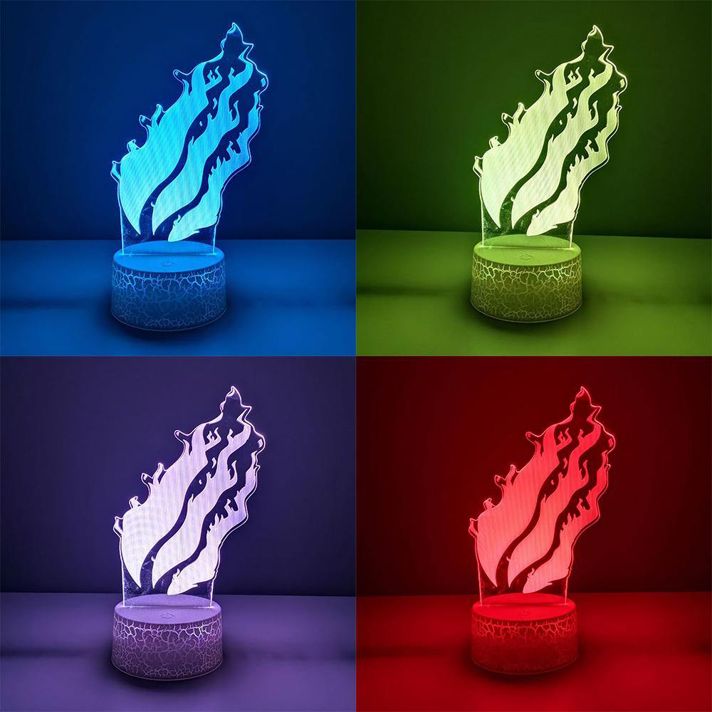 Prestonplayz Fire Visual Image Colorful Small Night Led Light Prosgifts - fire roblox prestonplayz