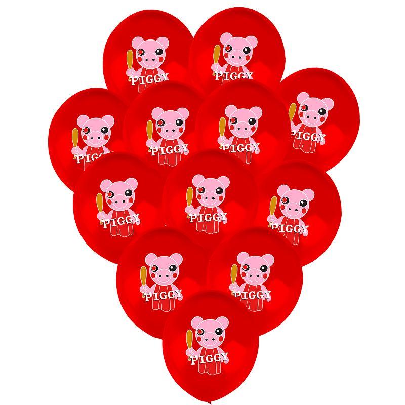 Roblox Piggy Party Balloons Halloween Decoration Kit Party Supplies Prosgifts - roblox piggy guys theme