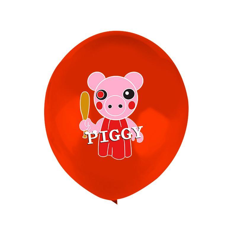 Roblox Piggy Party Balloons Halloween Decoration Kit Party Supplies Prosgifts - roblox red balloon