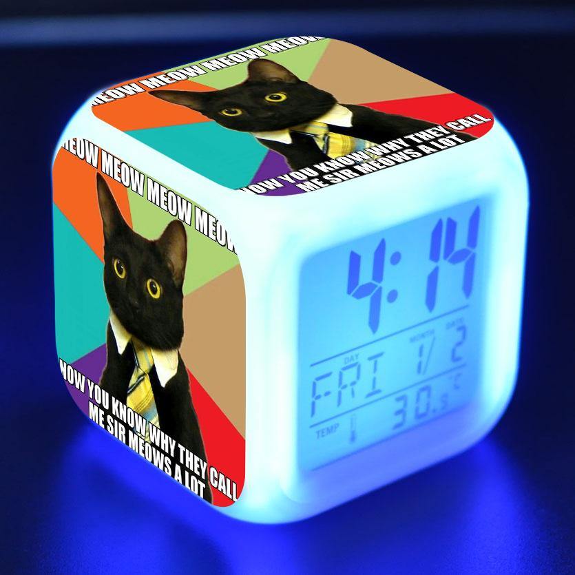 Sir Meows A Lot Roblox Digital Alarm Clock For Children Prosgifts - sir meows a lot roblox