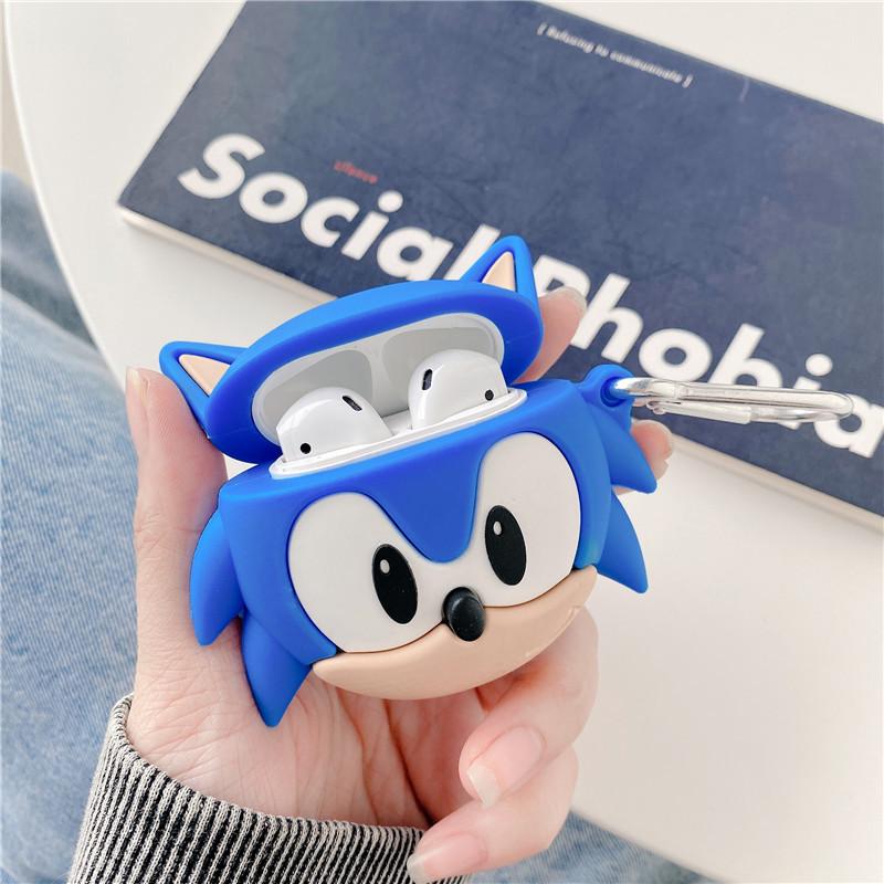 Sonic The Hedgehog Airpods Case Blue Earphone Protective Case Prosgifts - airpods case roblox