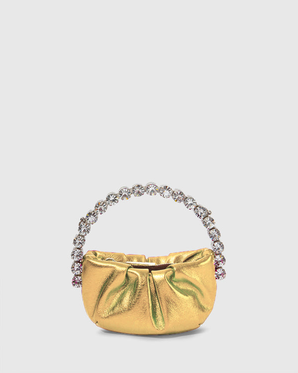 Moda Luxe Enya Small Clutch Bag In Lime