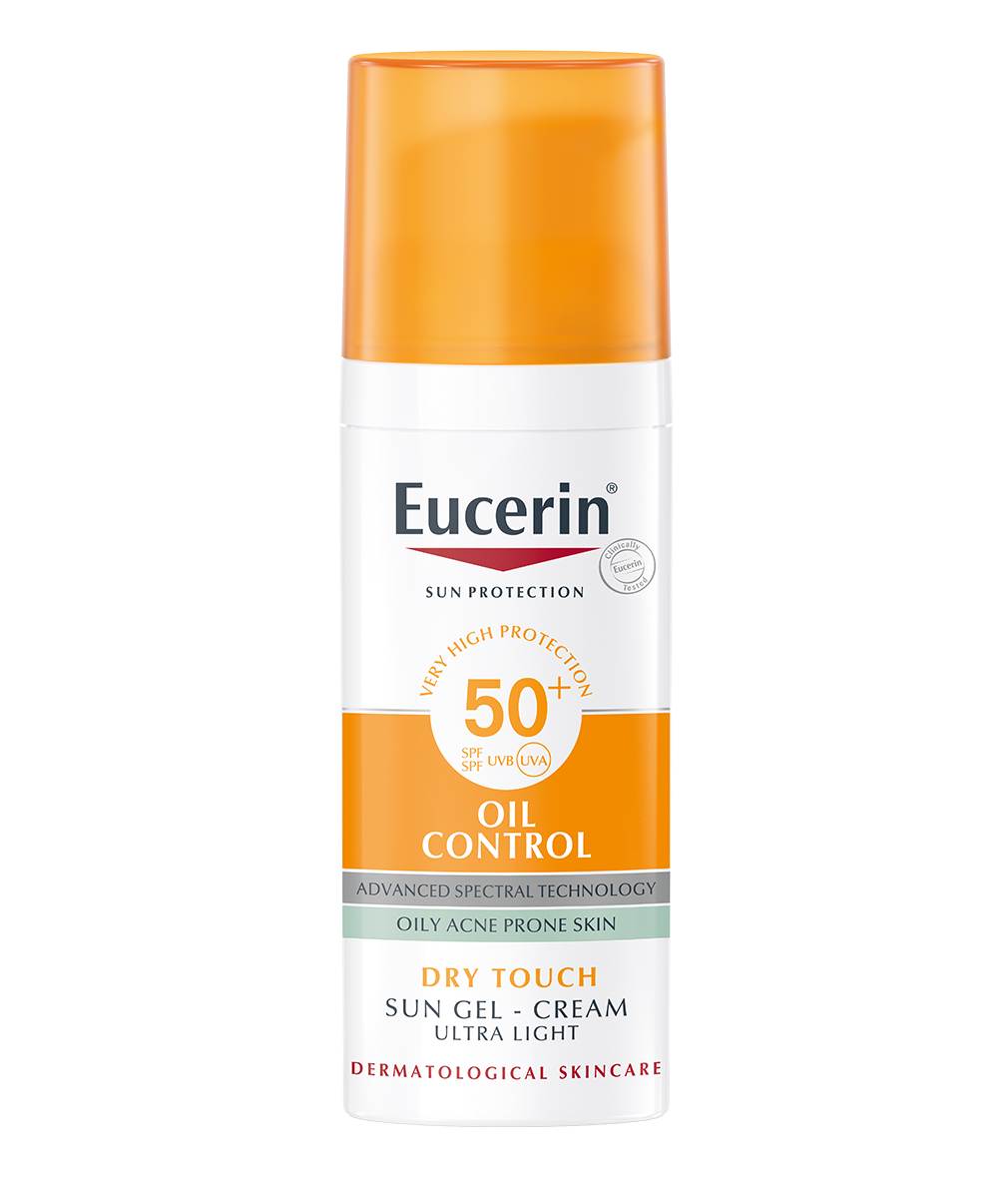 Sun Cream Gel for Oily and Acne-Prone Skin Eucerin Sun Face Oil Control  Gel-Cream SPF 50+
