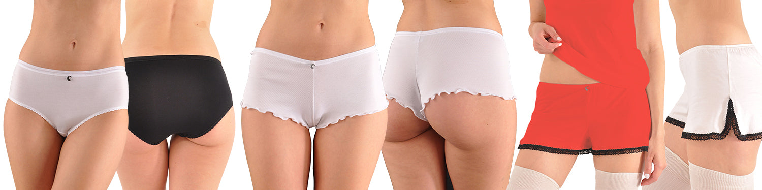 Thongs vs Bikinis vs Boy Shorts vs Maxi-Panties –