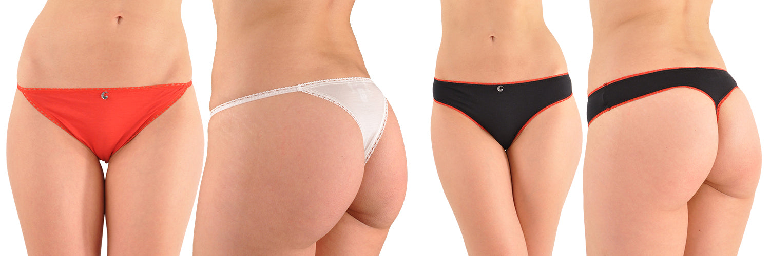Customize Womens Cotton Underwear Sexy V-Waist Bikini Panties