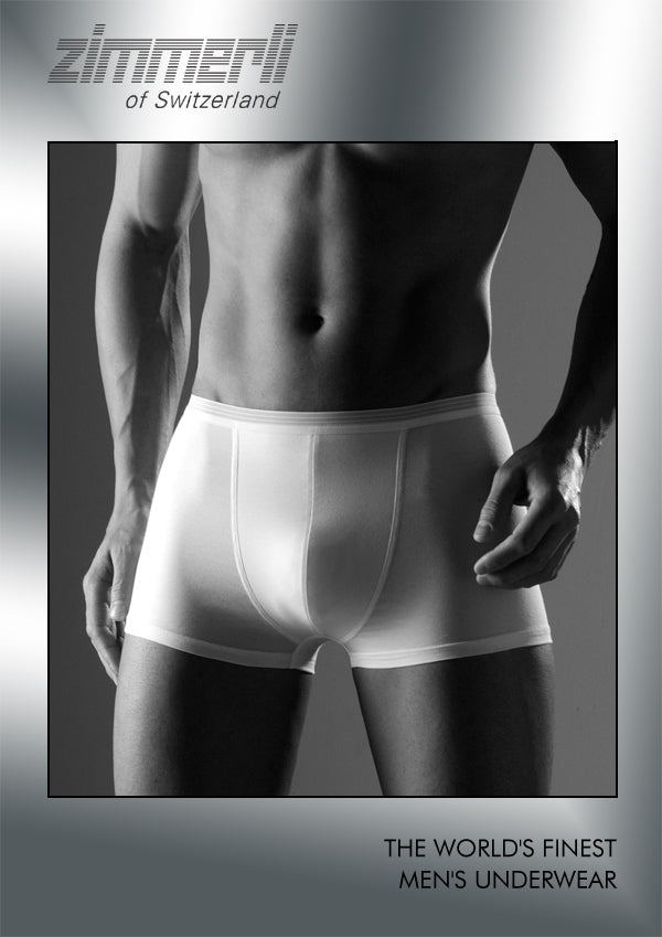 Pure Comfort  Boxer Briefs - white - Zimmerli of Switzerland