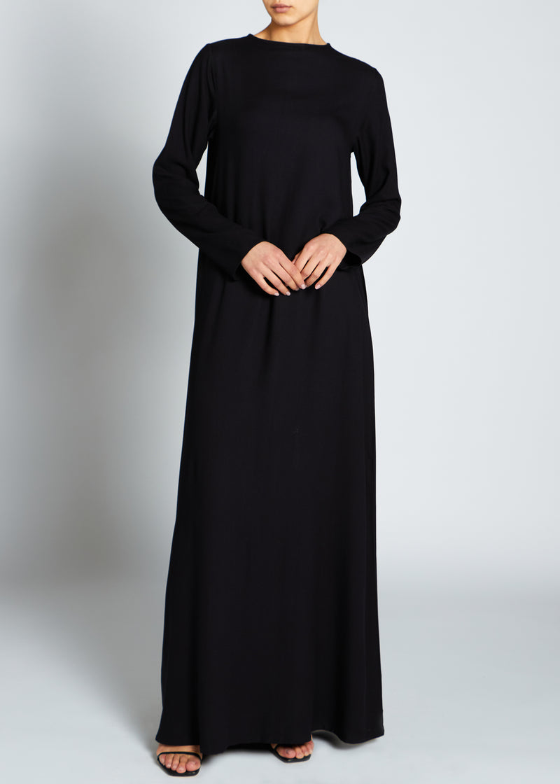 Best Selling | Black Plain Gown and Black Plain Designer Gown Online  Shopping