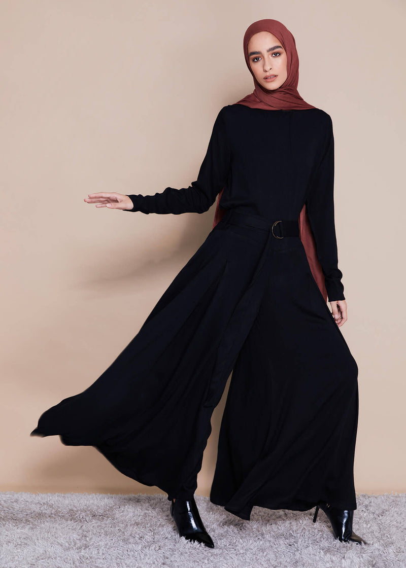 summer wide pants for modest muslim women