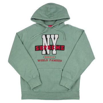 Supreme sideline clearance hoodie green