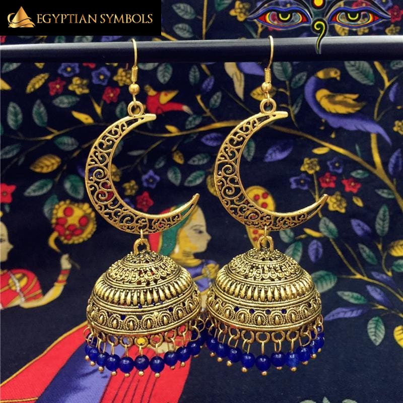 Golden Egyptian Earrings