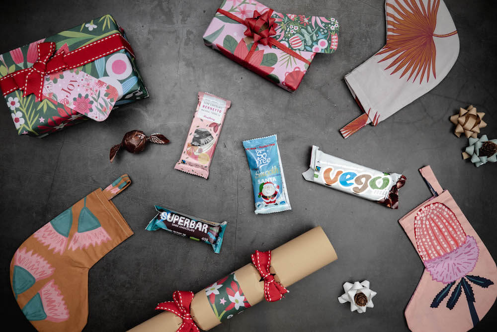 vegan chocolate boxes and gifts for vegan christmas in australia