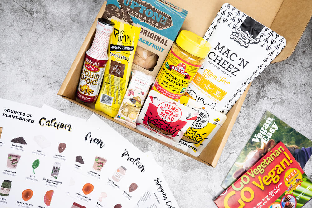 Vegan Starter kit for Veganuary 2021 contents for best vegan hampers in Australia