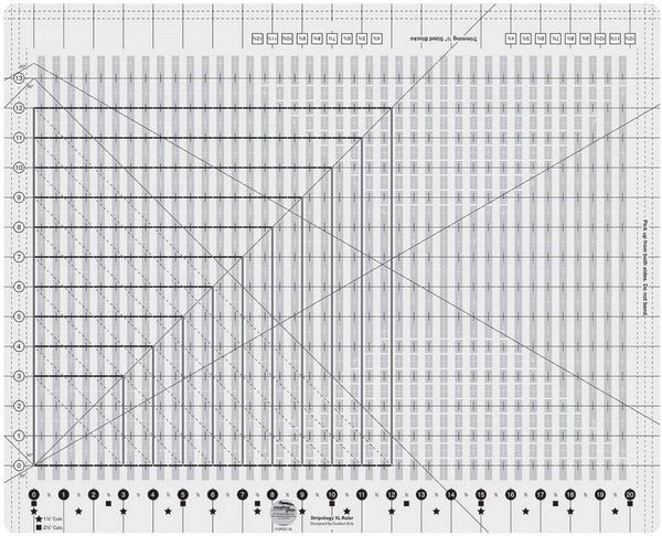 Creative Grids Basic Range 6-Inch Square Quilt Ruler (CGRBR2)