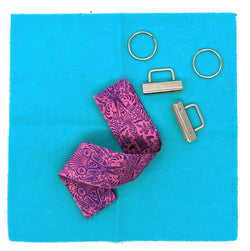 Natasha Makes | Renaissance Ribbon Key Fob Lanyard Kit: 'Tula Pink ...