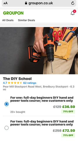 Groupon DIY Deal