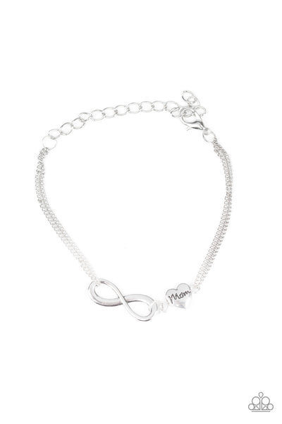 purest love silver bracelet paparazzi