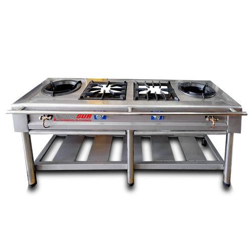 Cocina industrial mural con horno en acero inoxidable – Equipamiento  Gastronómico Acerosur