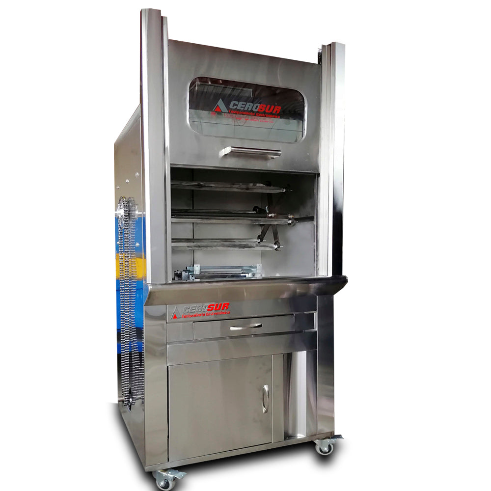 Horno para pollos a la brasa 12 pollos – Equipamiento Gastronómico Acerosur