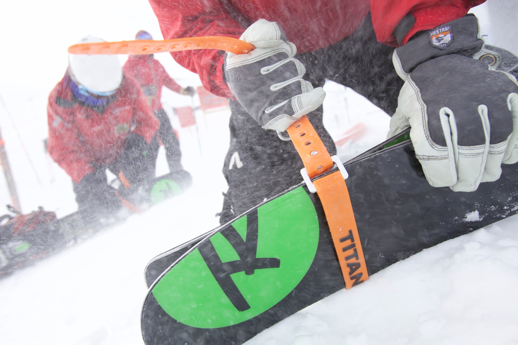 safety straps for ski patrollers