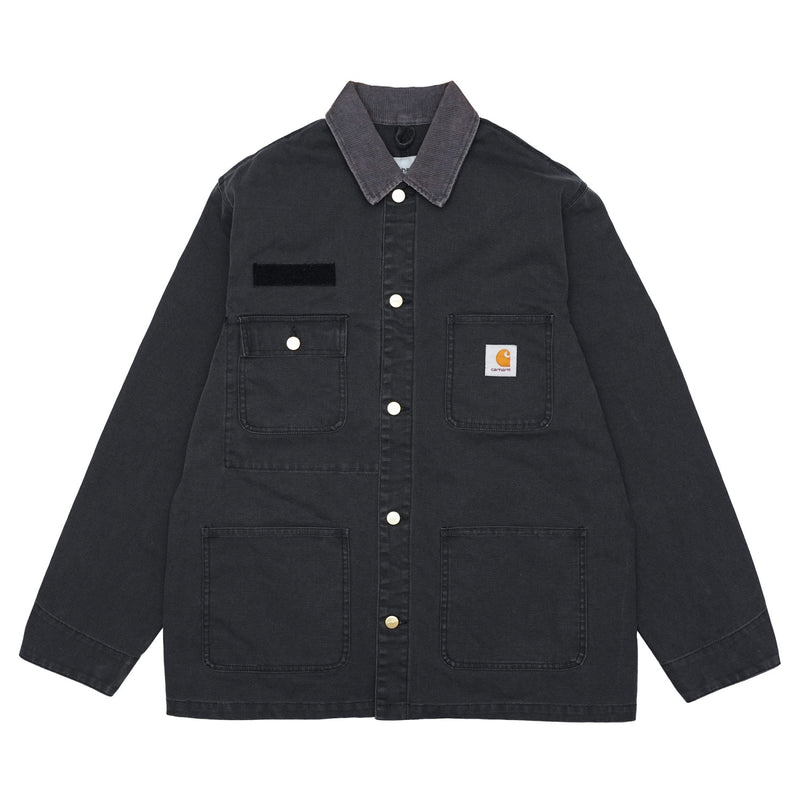 Carhartt JS Chore Coat Black Pigment Dye-