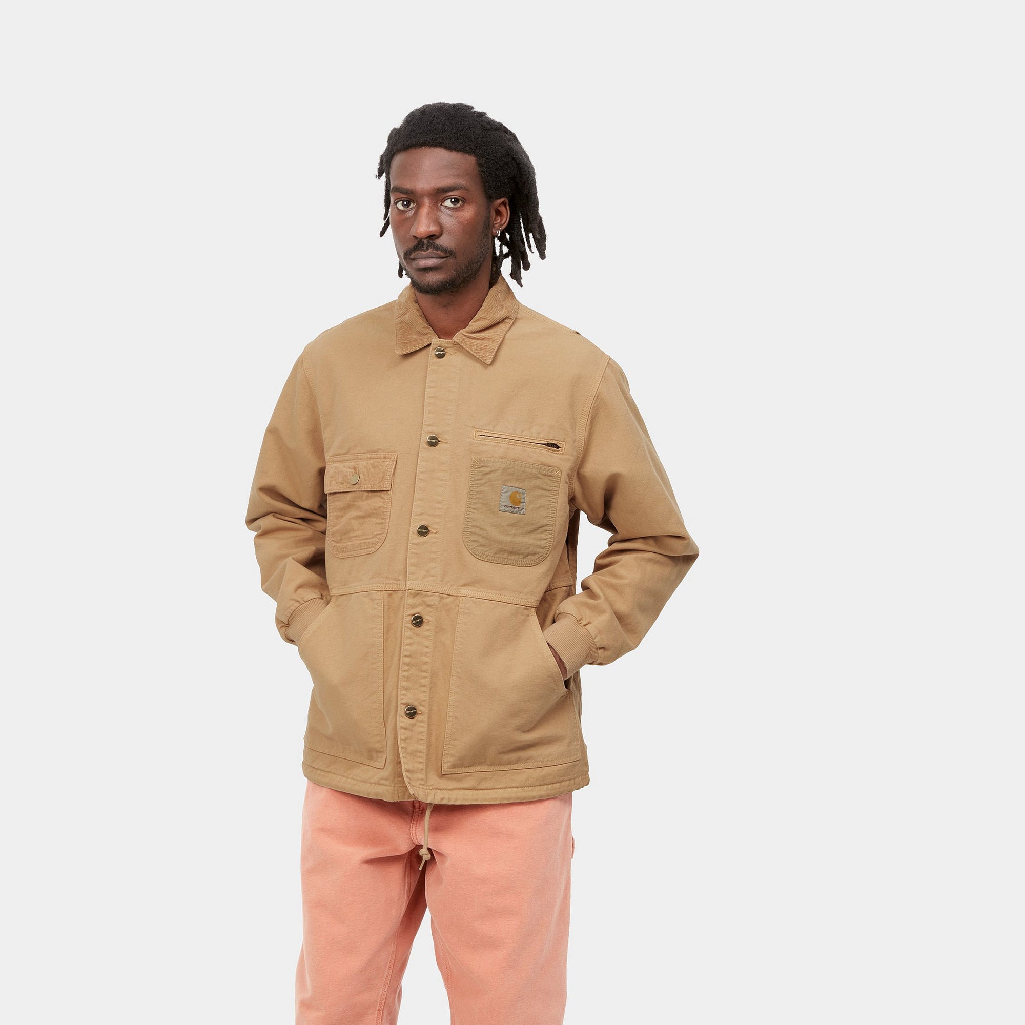 買い保障できる Carhartt wip ジャケット ノーカラージャケット