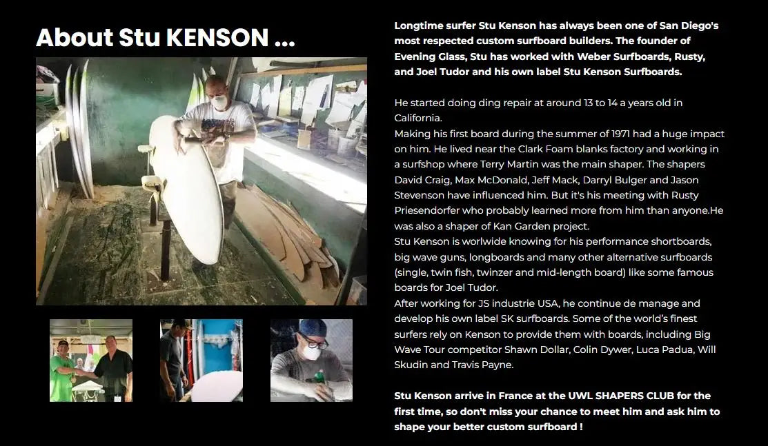Taylor Jensen Singleton Surfboard stukensonsurfboards