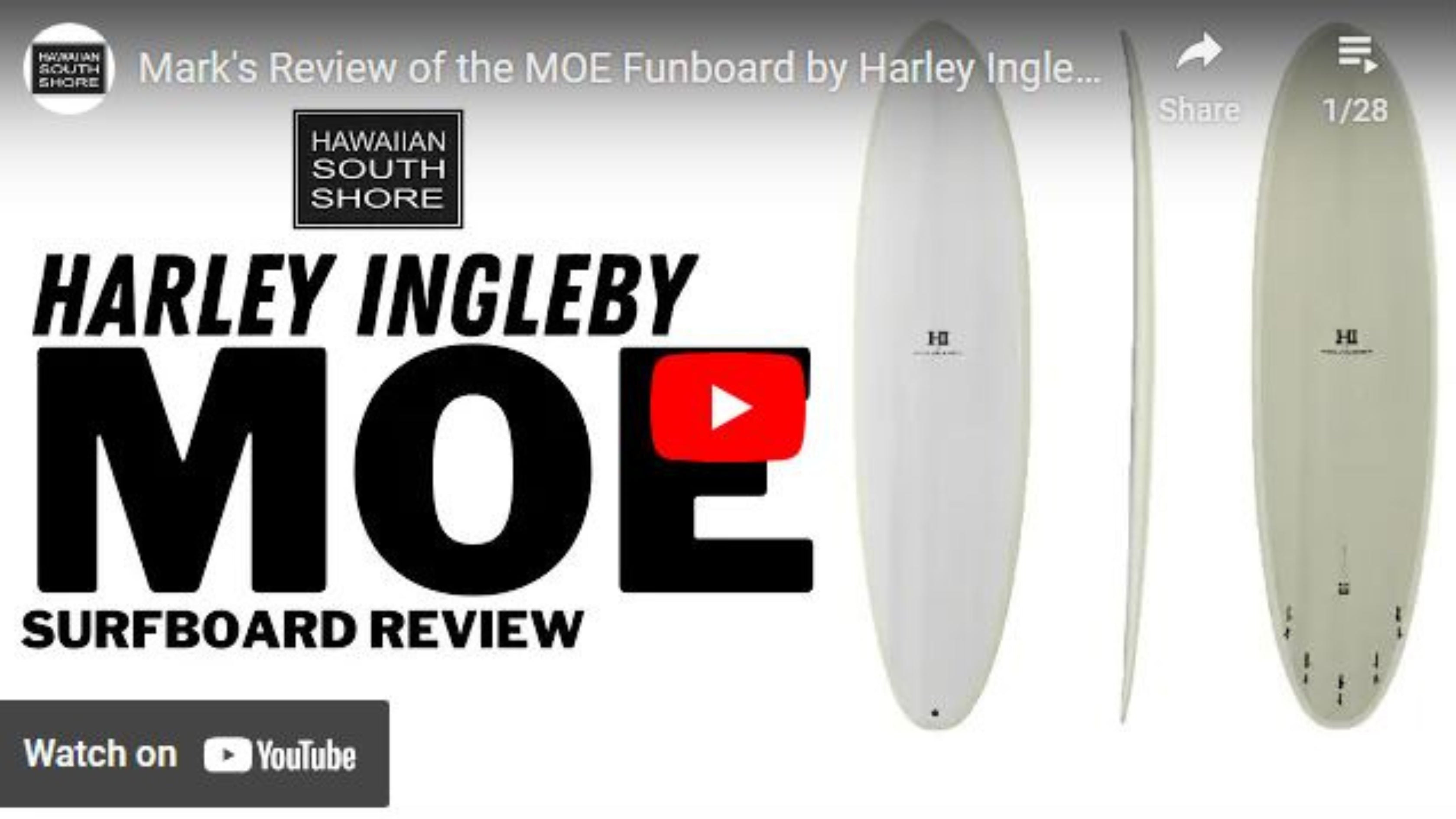 hARLEY iNlgeby MOE Surfboard Reviews