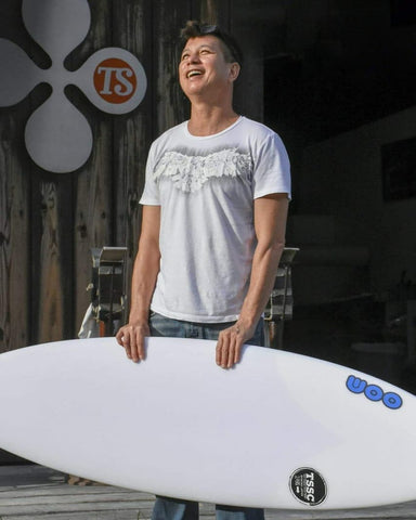 Mike Woo of Woo Surfboards