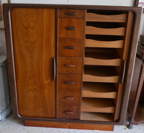 Dyrlund Dresser, Open. Image from 1stdibs. 