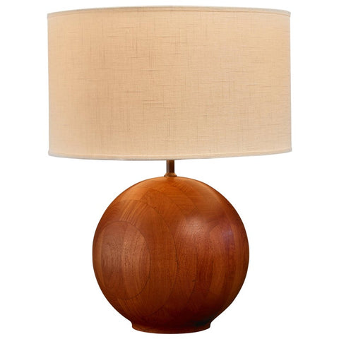 Dyrlund Lamp with Teak Base. Image from 1stdibs.