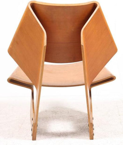 Grete Jalk GJ Chair, Rear View