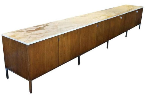 Florence Knoll Credenza with Marble Top