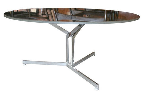 Walter Nugent Coffee Table, Glass Top. Image from 1stdibs.