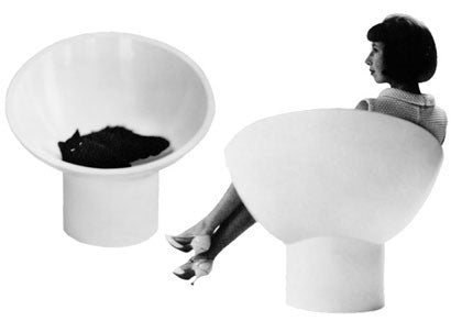 Stefan Siwinski Plastic Tub Chairs. Image from Canadian Design Resource. 
