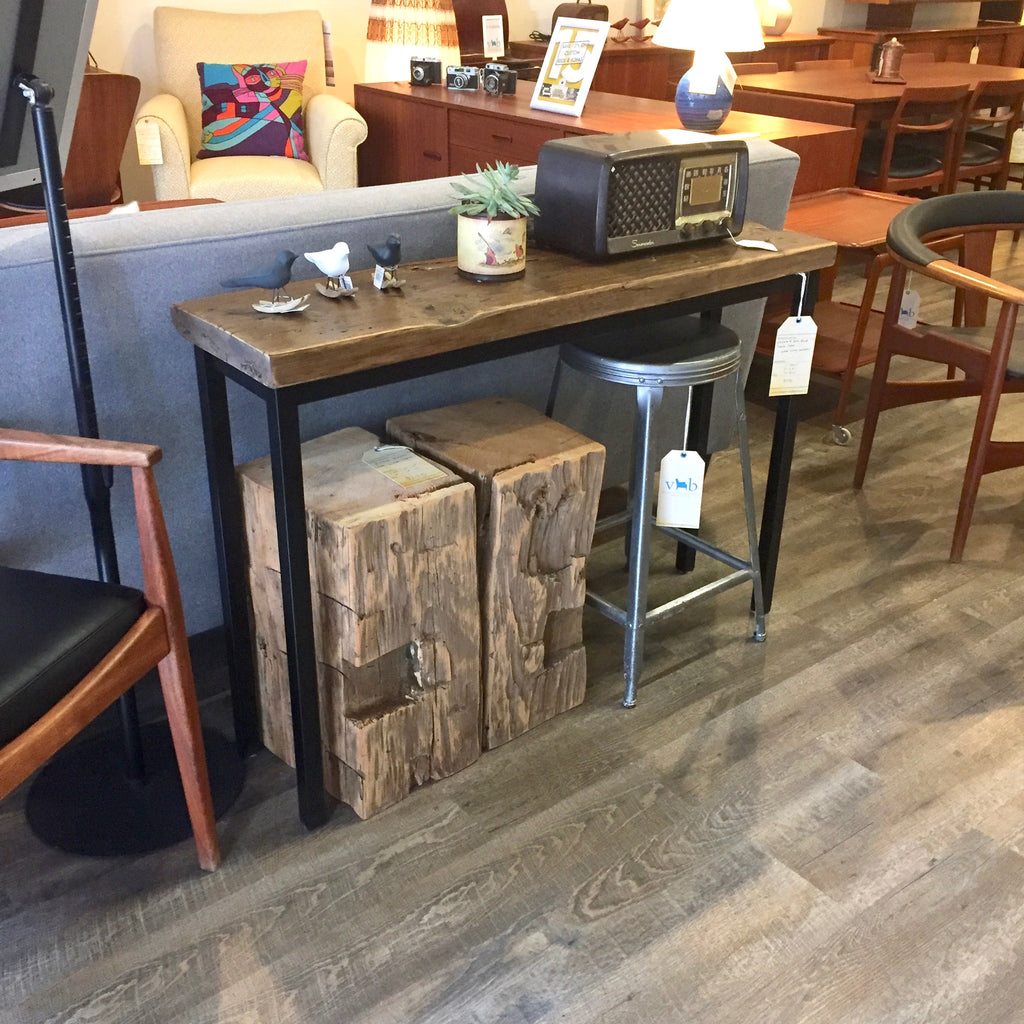 Custom Locally Made Barn Board Console Table Or Bench