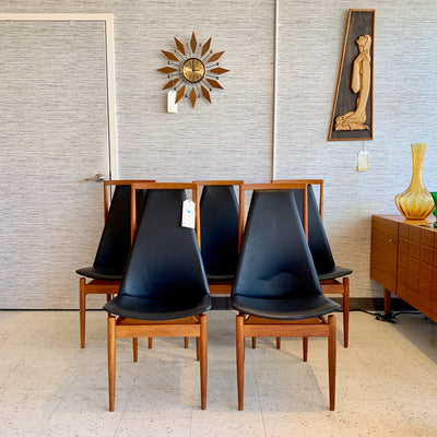 Model 138 Mid-Century Modern Teak Dining Chairs By Gustav Bahus – Vintage  Home Boutique