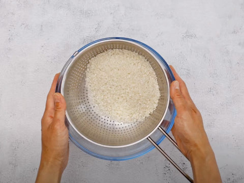 Rinsing the Rice