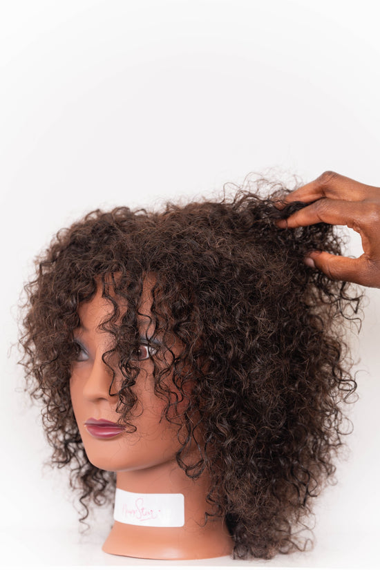 Afro Kinky Mannequin Head (4C) – Royal Kinks N Coils