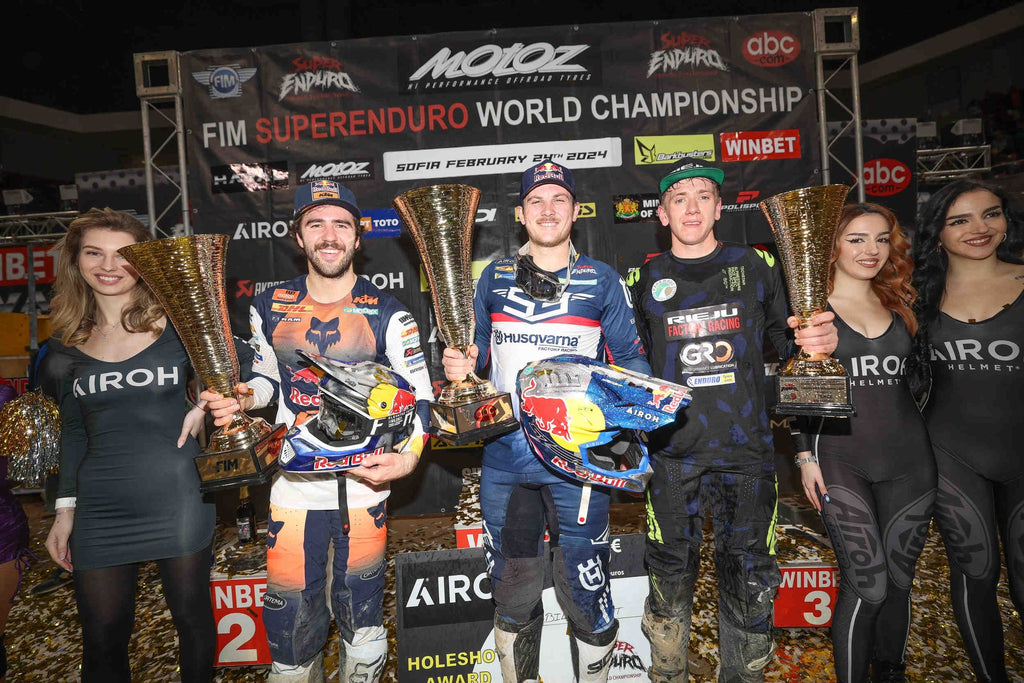 SuperEnduro podium Bulgaria