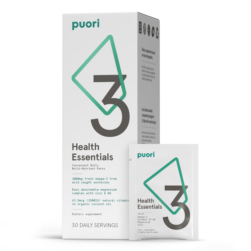 PUORI P3 | Omega 3, Vitamin D & Magnesium