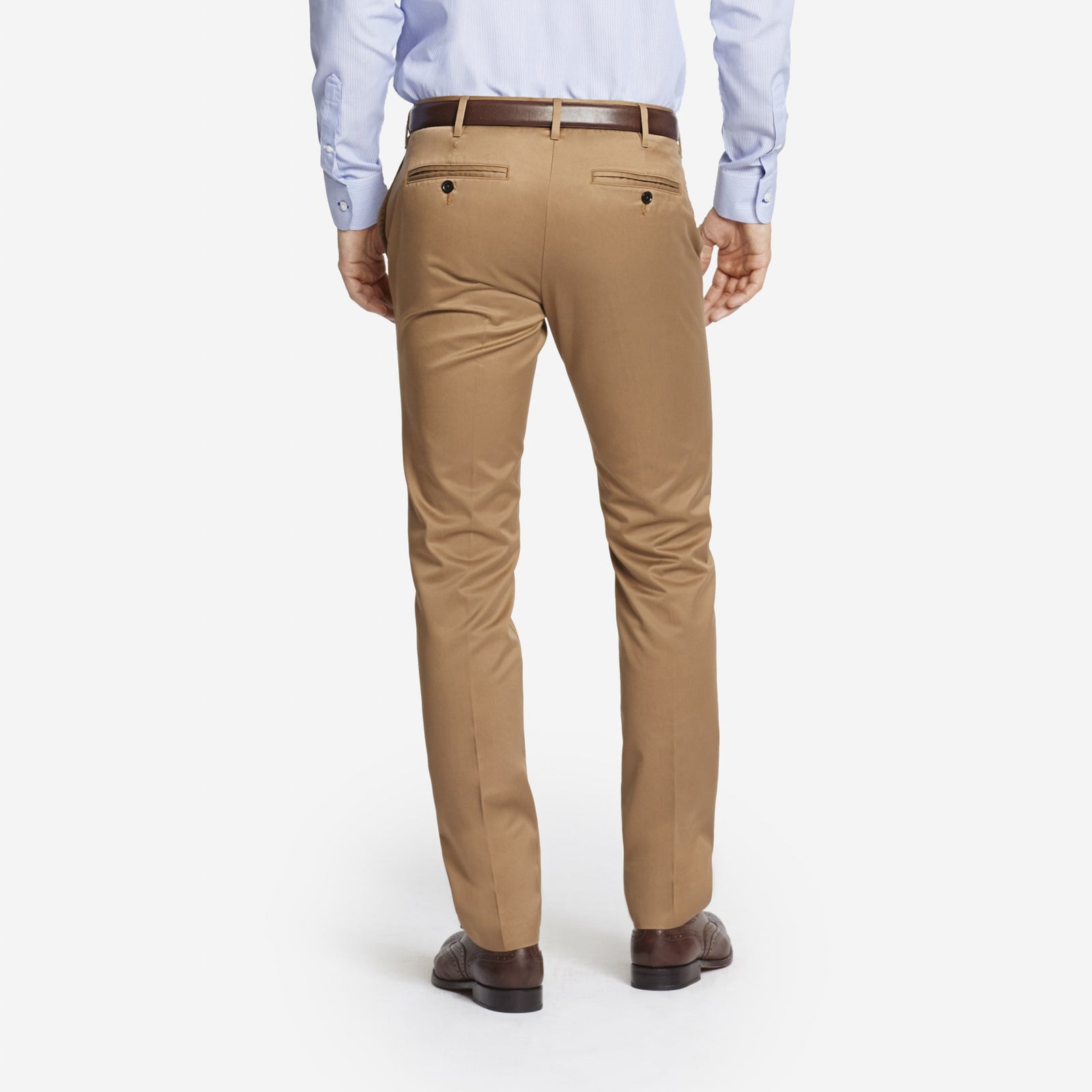 tailored cotton trousers