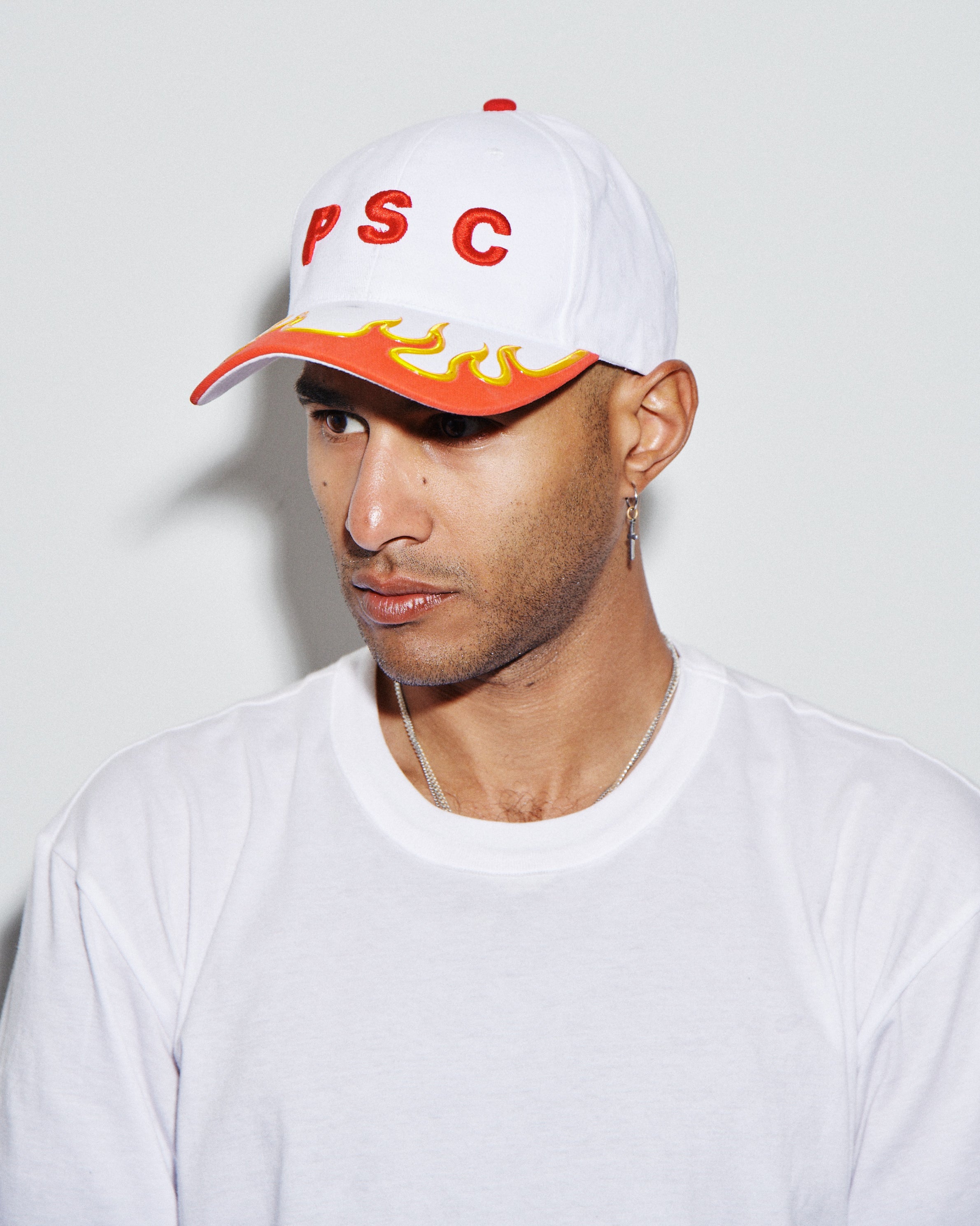 Limited - Flaming White PSC Hat – penmar social club