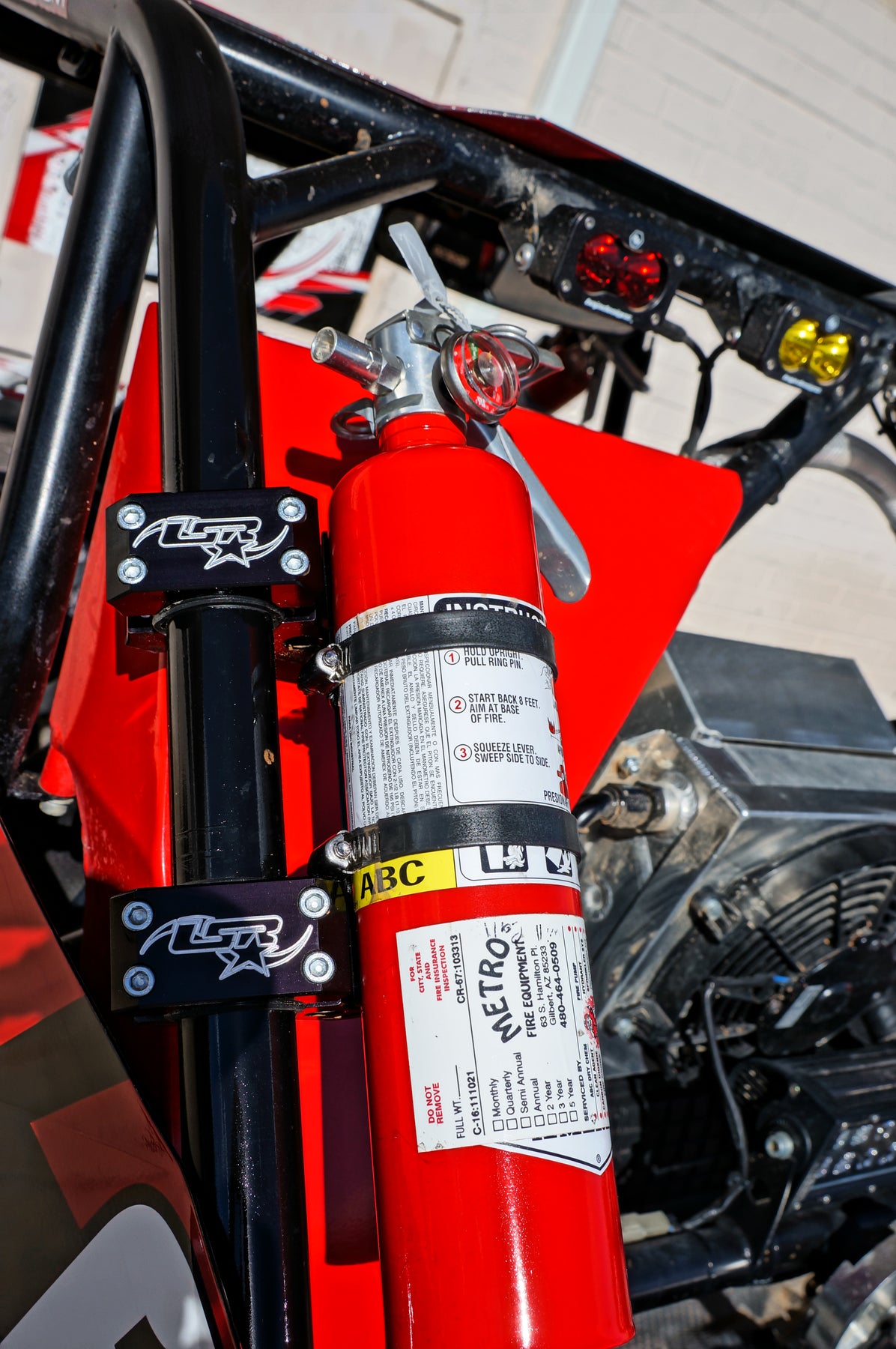 Quick Release Fire Extinguisher Mount – Lone Star Racing ATV & UTV