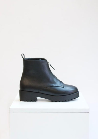 Efi Biker Boot, Black by Collection And Co - Sustainable
