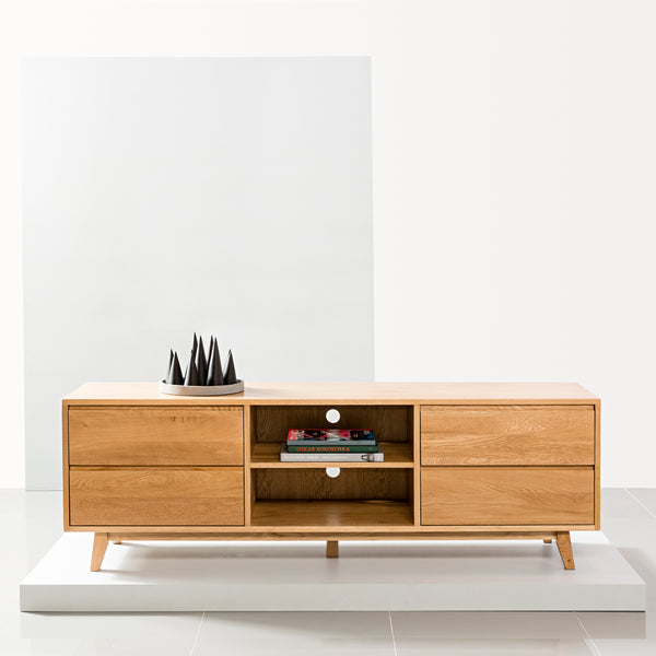 Solid Wood Media Unit