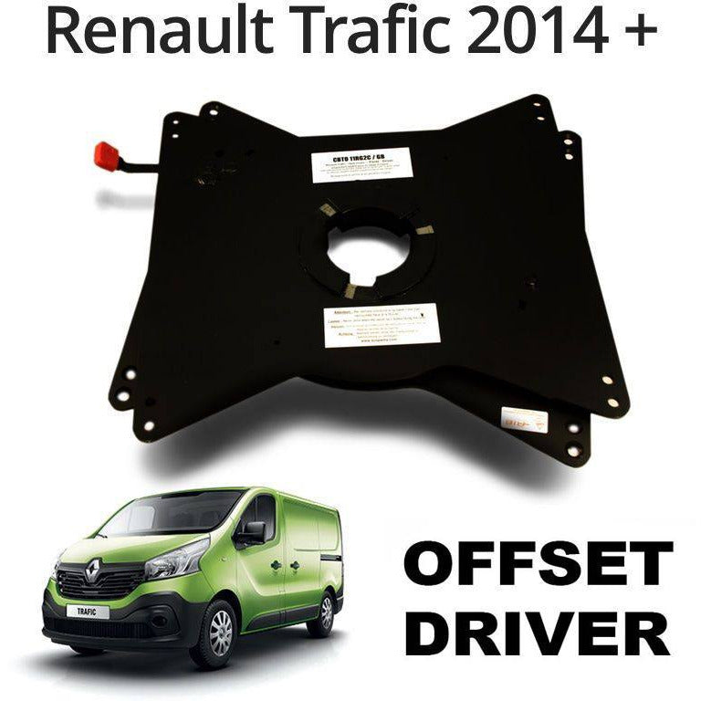RIB Renault Trafic 2014+ (3rd Gen X82) Single Seat Swivel - Offset Dri