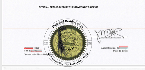 Official governors seal